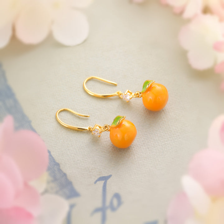 Orange Earrings
