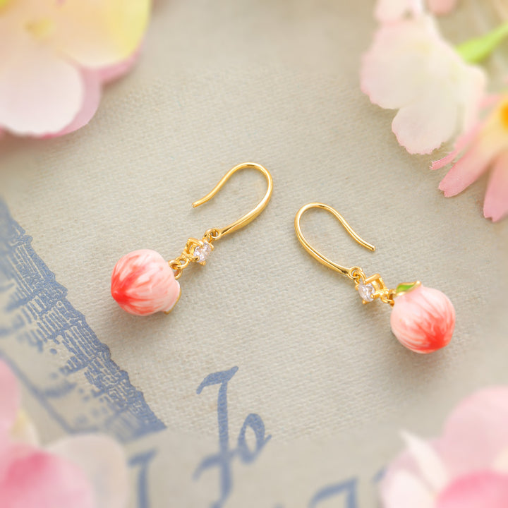 Peach Earrings
