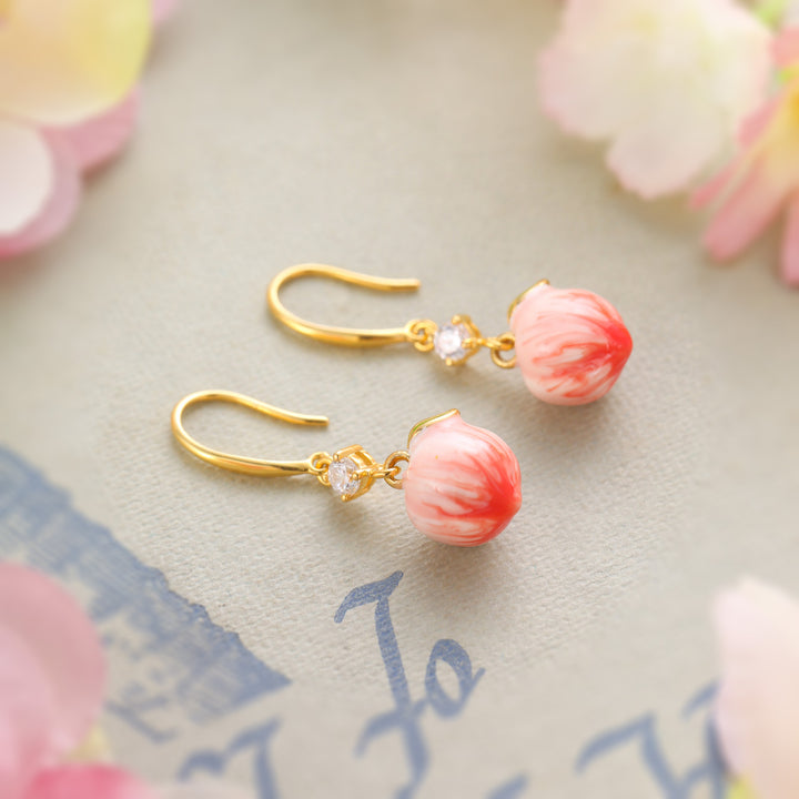Peach Earrings