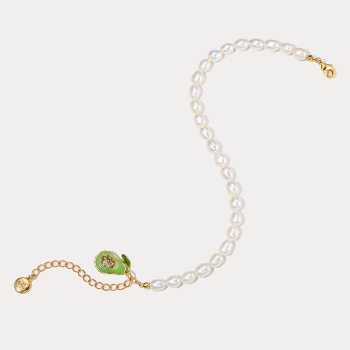Selenichast Avocado Pearl Bracelet
