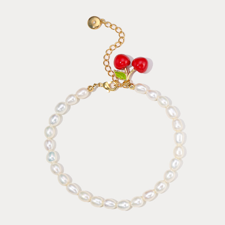 Selenichast Cherry Pearl Bracelet
