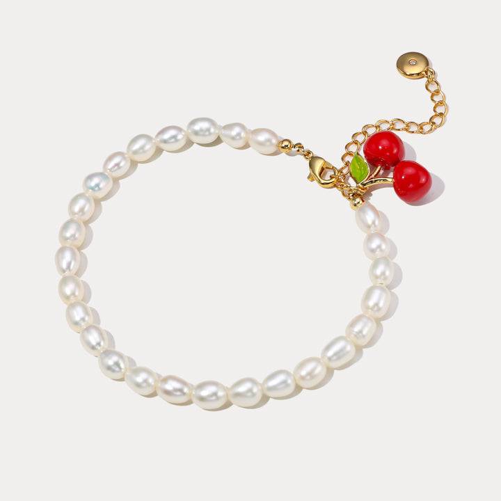 Selenichast Cherry Pearl Bracelet