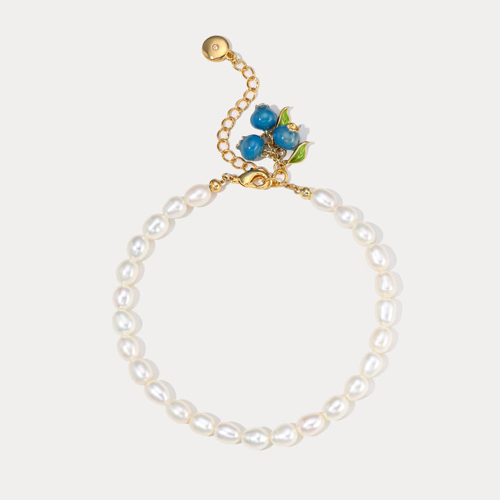 Selenichast Blueberry Pearl Bracelet
