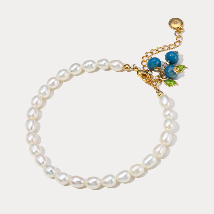 Selenichast Blueberry Pearl Bracelet