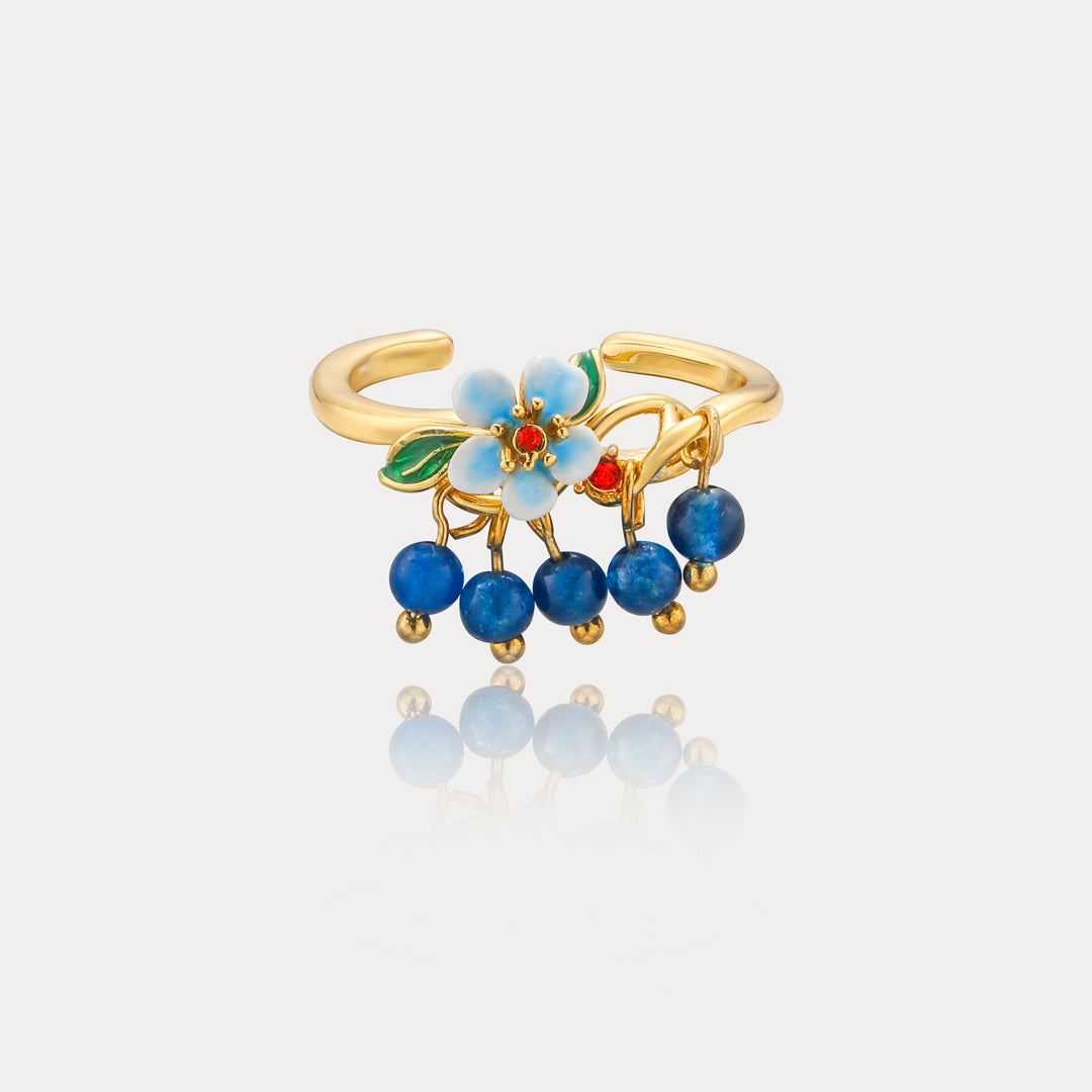Blueberry Flower Ring
