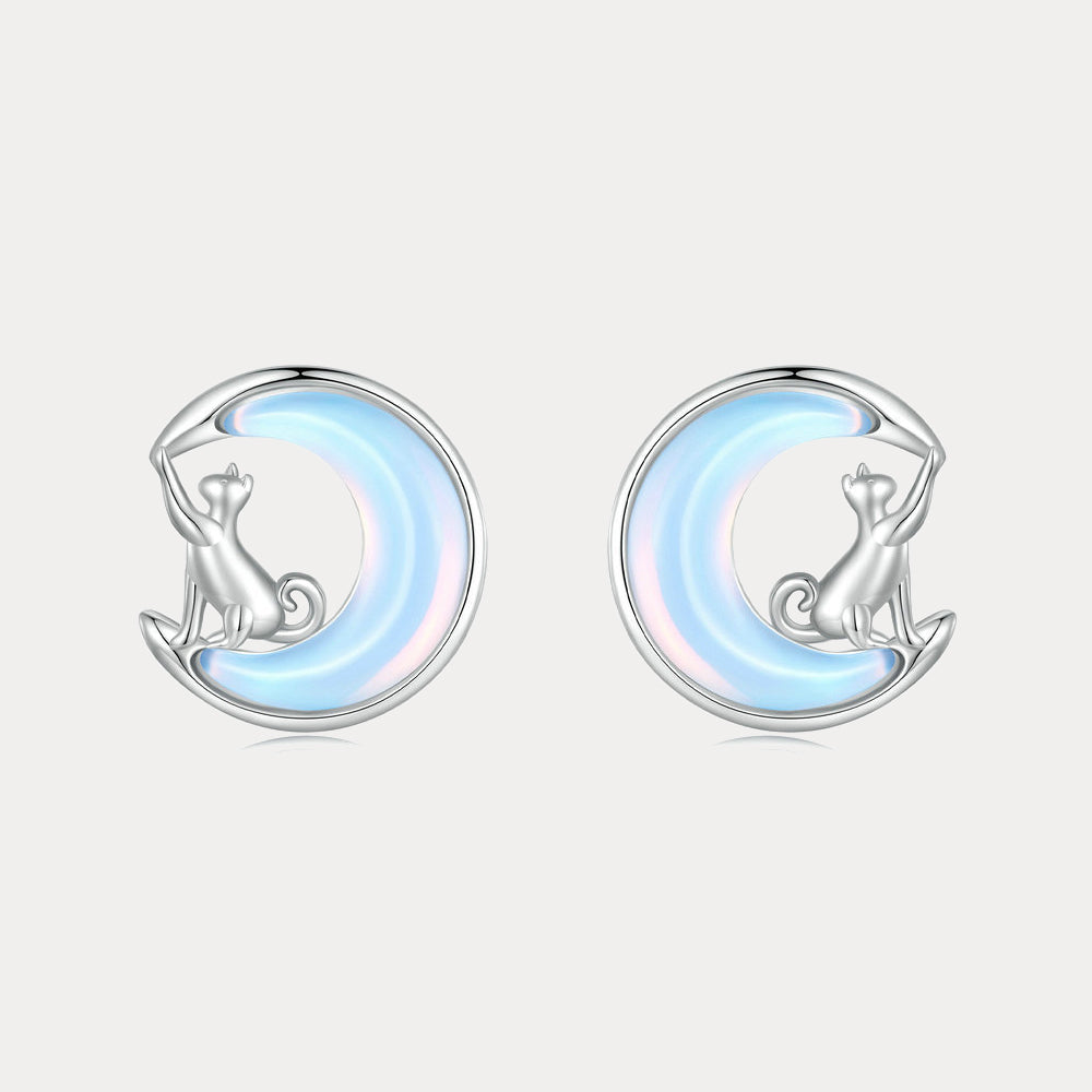 Orecchini in argento gatti stilizzati – Lo Orecchini in argento gatti stilizzati – Lo