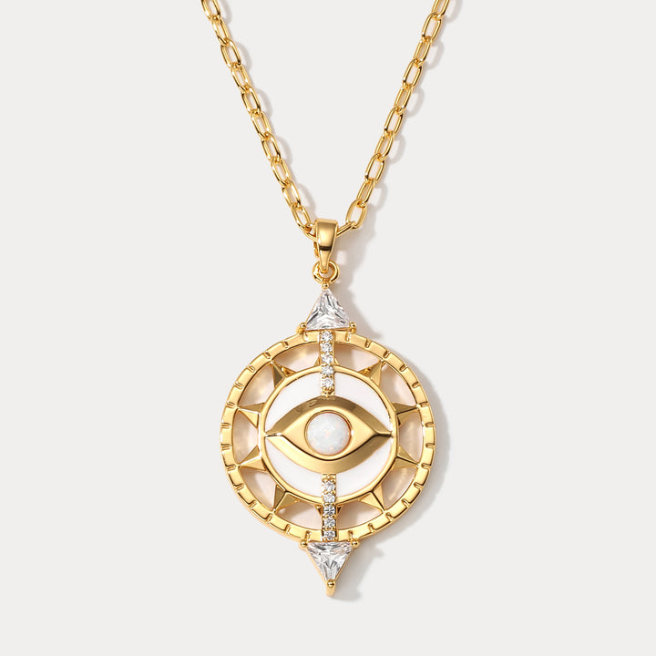 Selenichast Cosmic Evil Eye Necklace