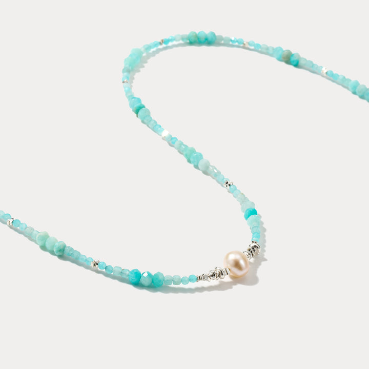 Seed Bead Pearl Choker