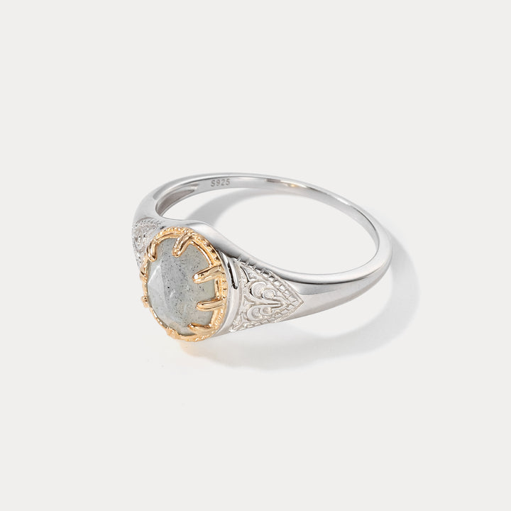 Labradorite Silver Ring