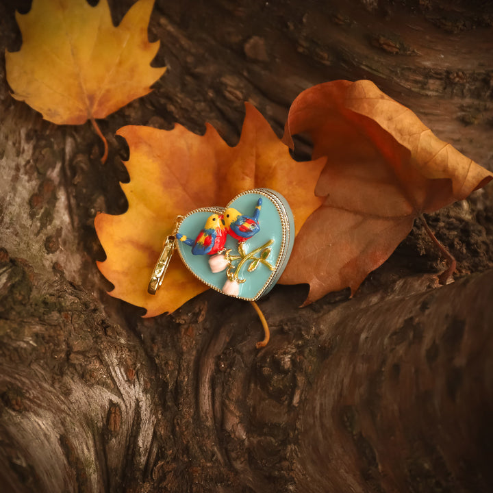 Gold Memorial Box Pendant
