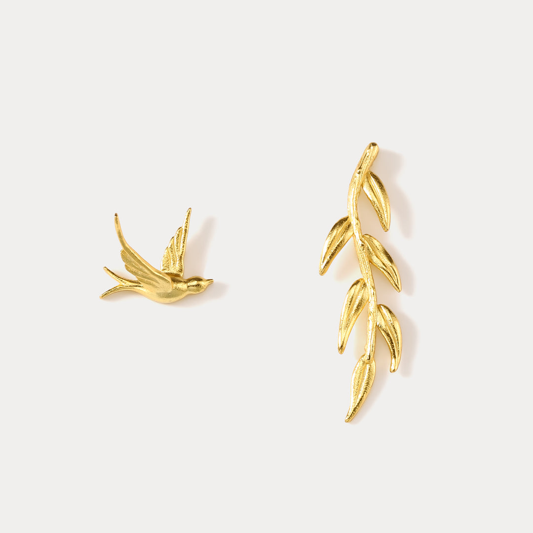 Selenichast Swallow & Willow Earrings