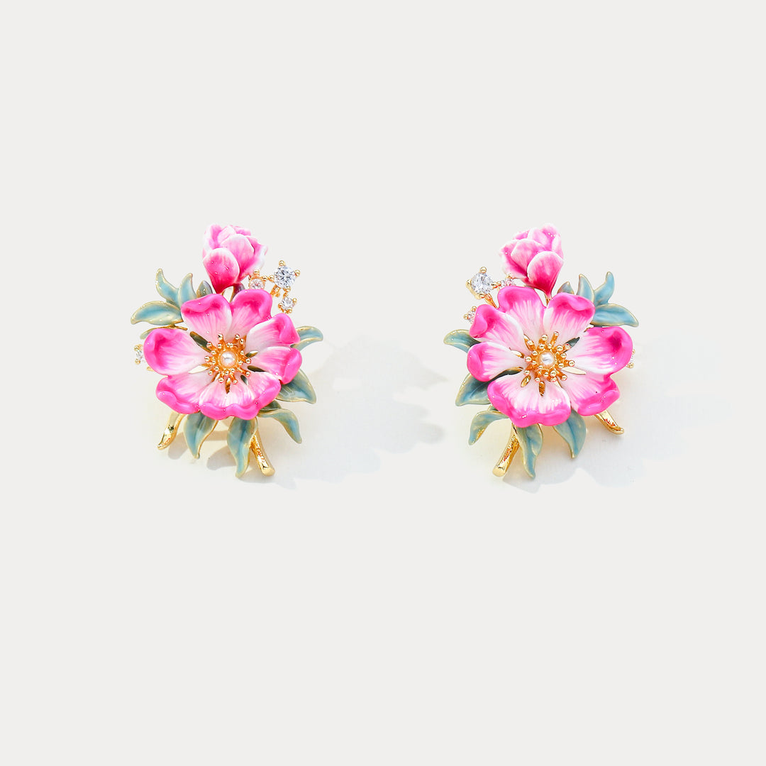 Selenichast Peony Earrings