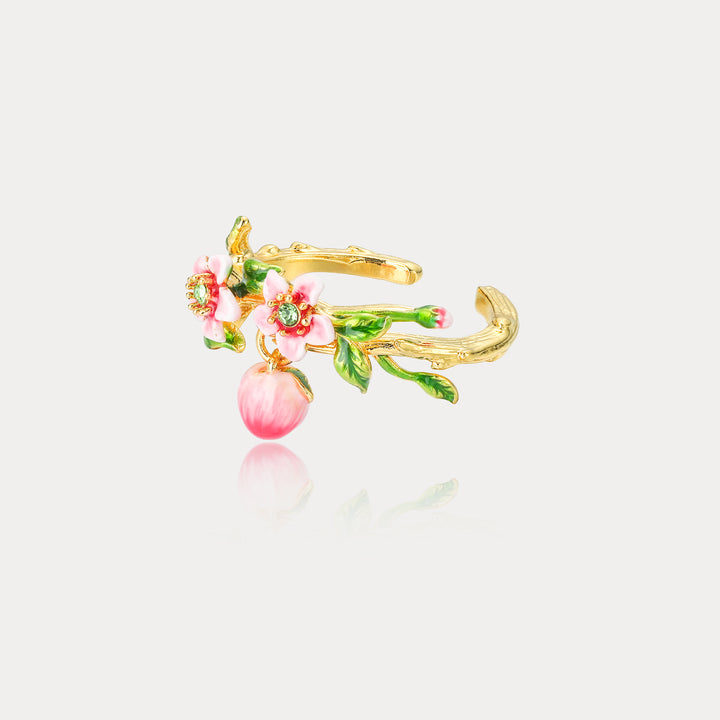Peach Flower Ring