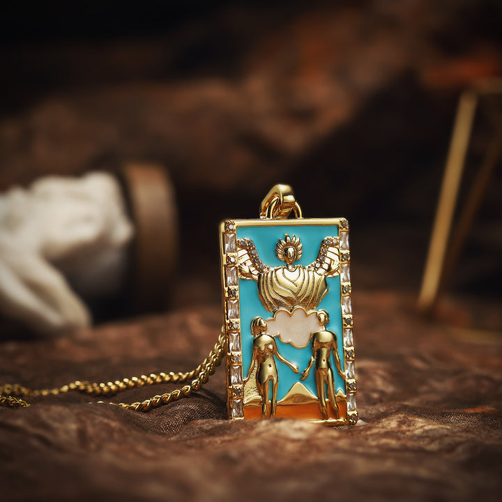 Lovers Facade Tarot Necklace