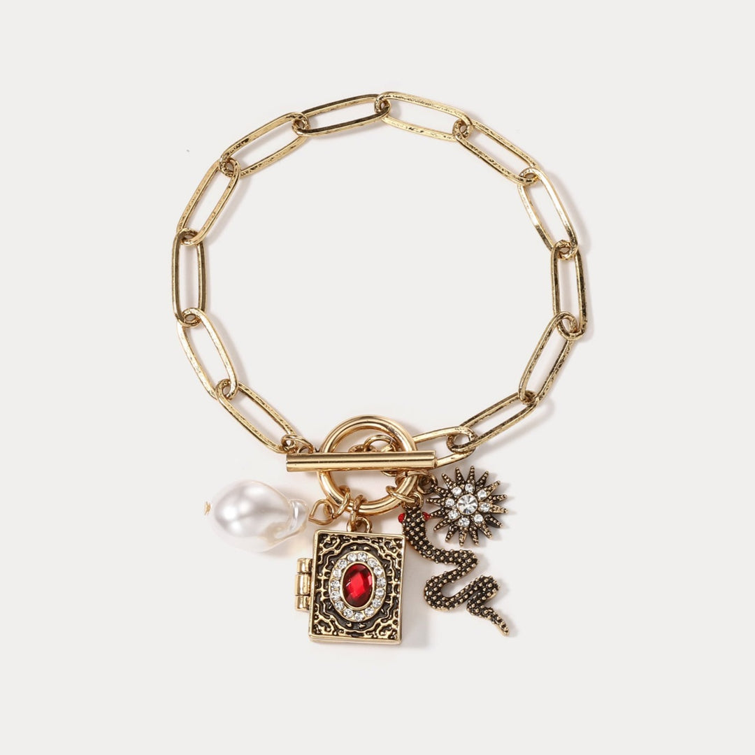 Selenichast Magic Diary Brass Bracelet