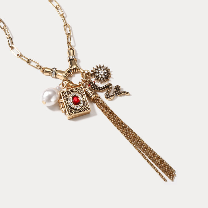Magic Diary Pearl Necklace