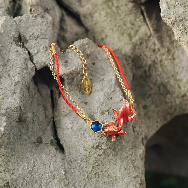 Koi Enamel Bracelet Gift Set
