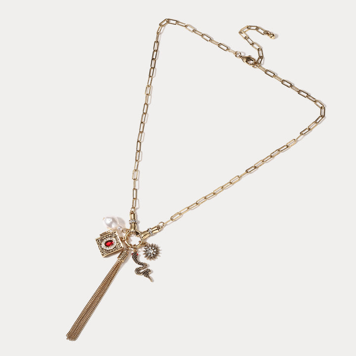 Magic Diary Tassel Necklace