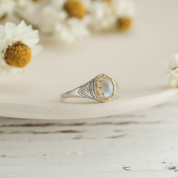 Labradorite Eengagement Ring