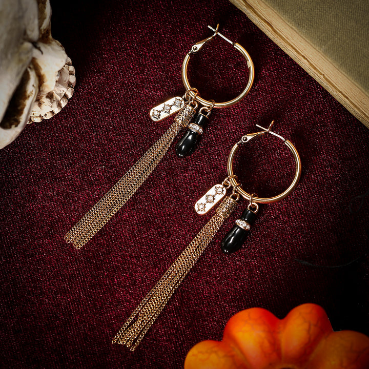 Azabache Hand Gothic Earrings