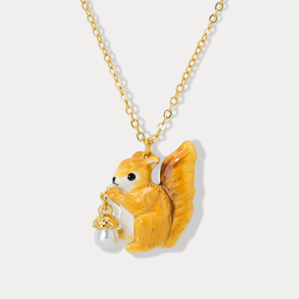 Selenichast Squirrel Long Necklace