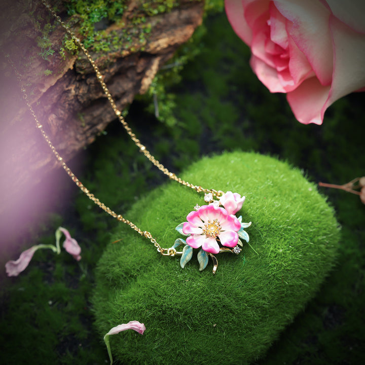 peony necklace september birth flower
