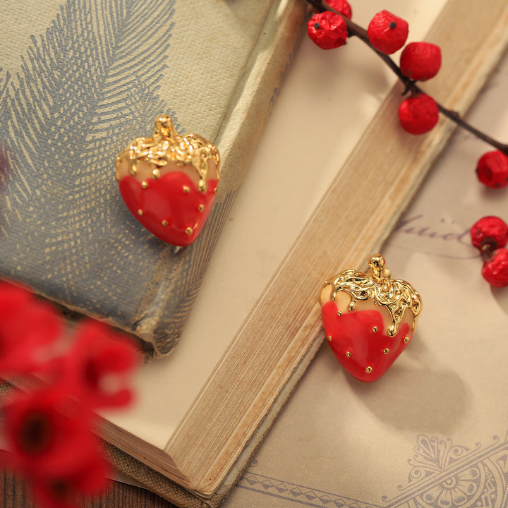 Novelty Strawberry Earrings