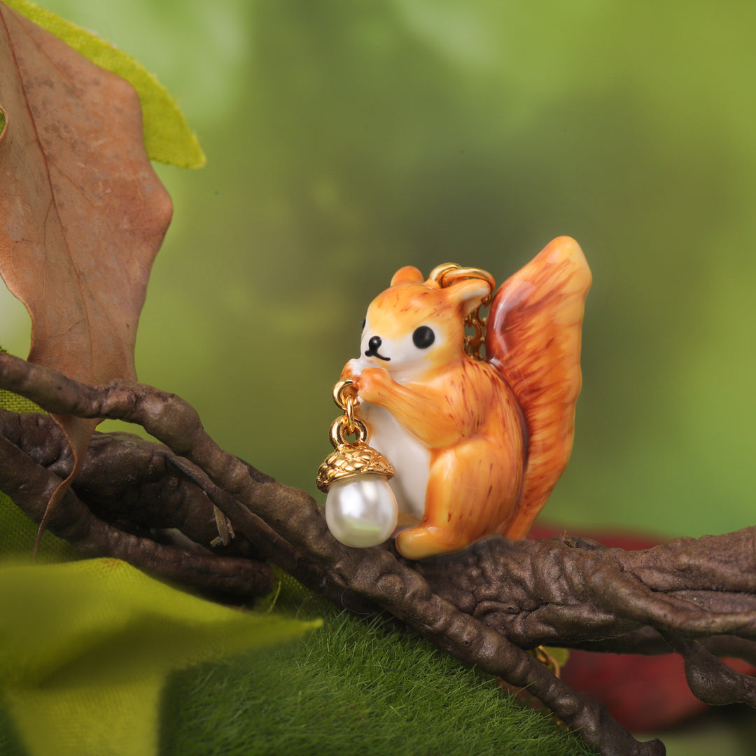Selenichast Squirrel Long Necklace