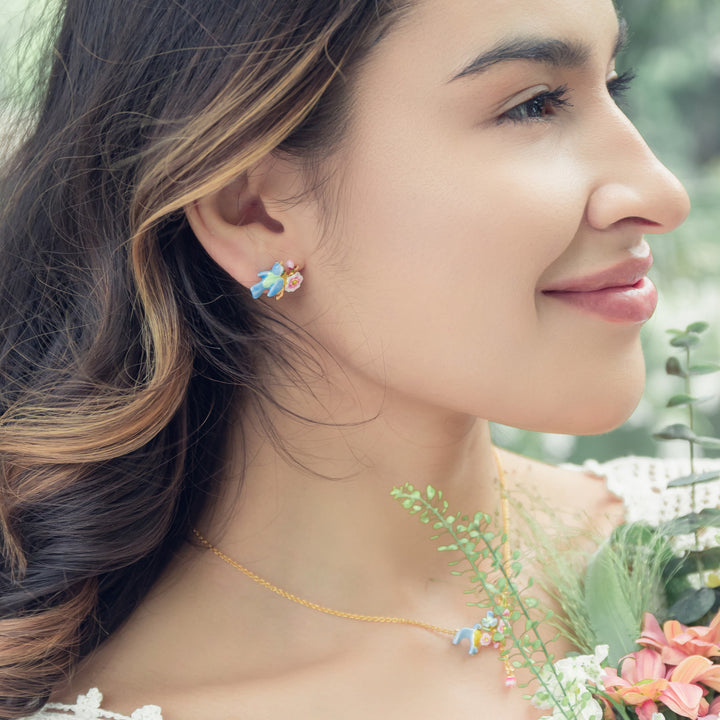 Blue Tit Jewelry Set