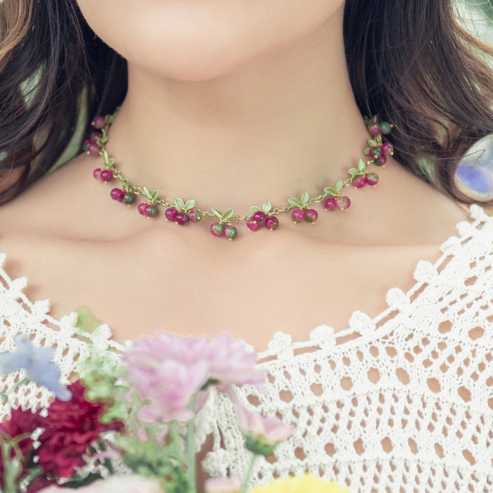 Cranberry Choker Christmas Gift for Girl