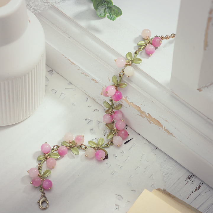 Pink Beads Bracelet