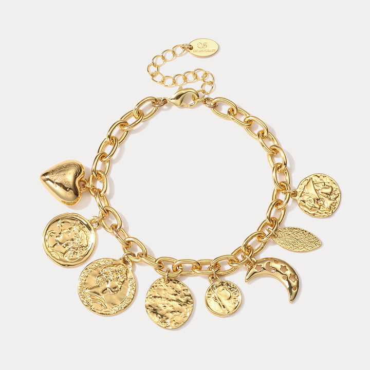 Selenichast Victorian Moon Love Bracelet
