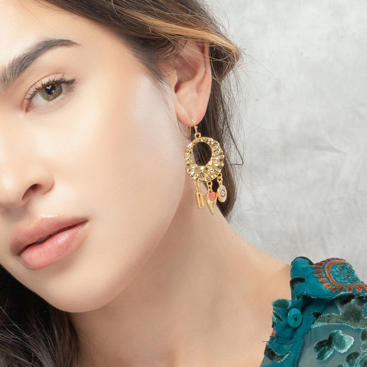 Assorted Shape Hoop Earrings