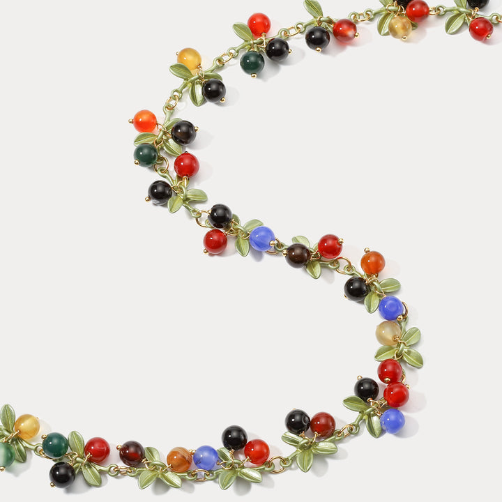 Multi Berry Fruit Necklace