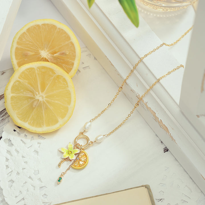 Collier de fleur de citron