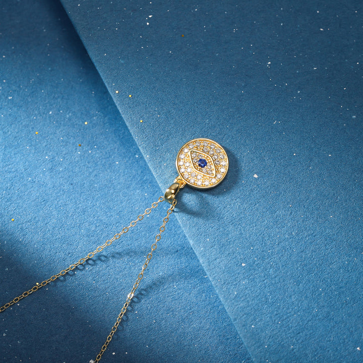 Blue Evil Eye Necklace Karma and Luck