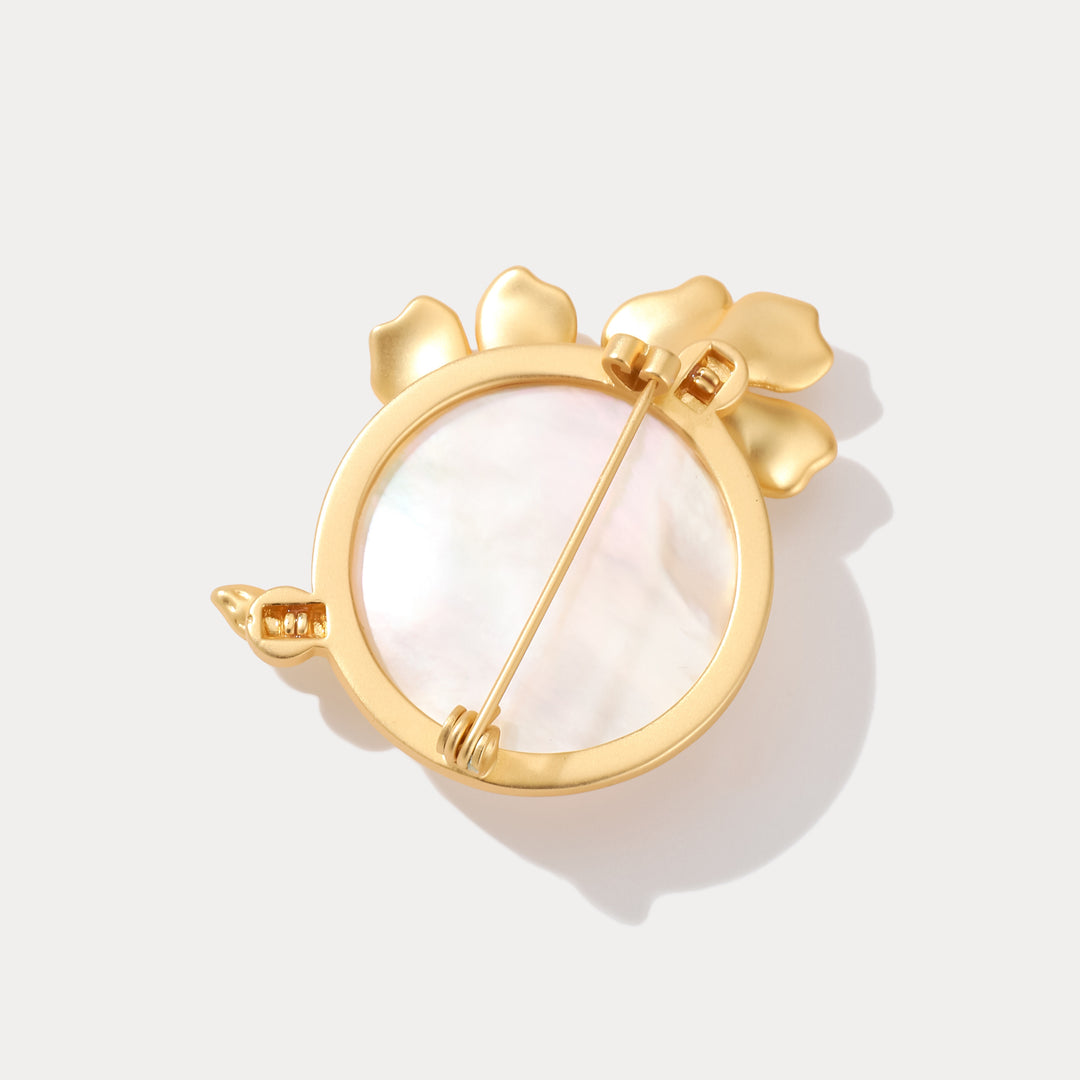 Vintage Evening Primrose Brooch