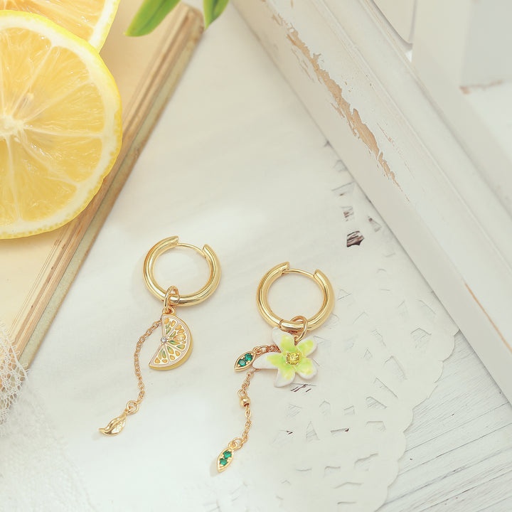 Aretes de limón
