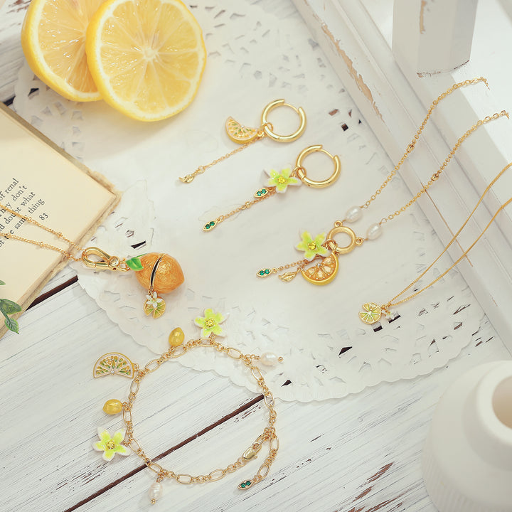 Aretes de limón