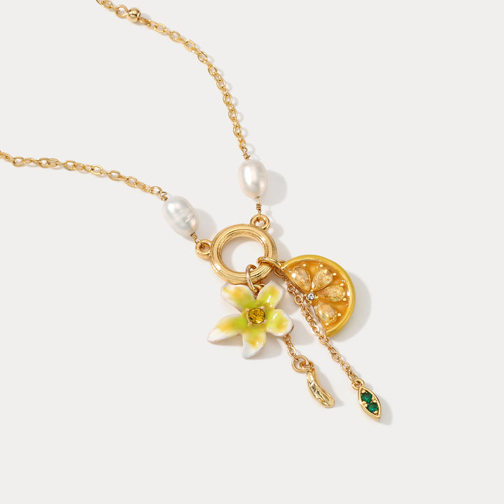 Collier de fleur de citron