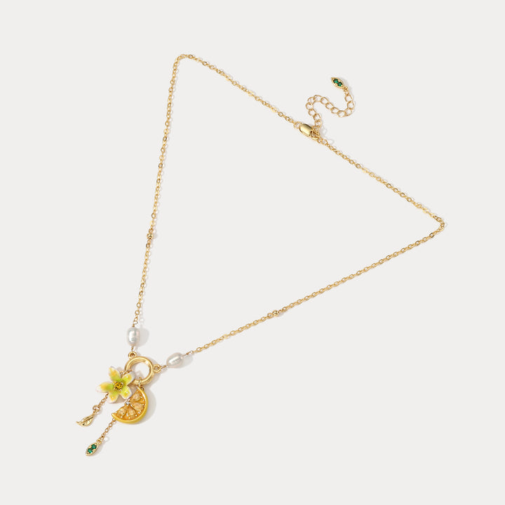Collier de fleur de citron