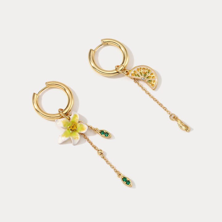 Aretes de limón