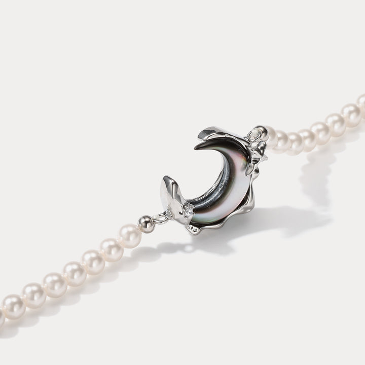 Lunar Night Tide Pearl Bracelet