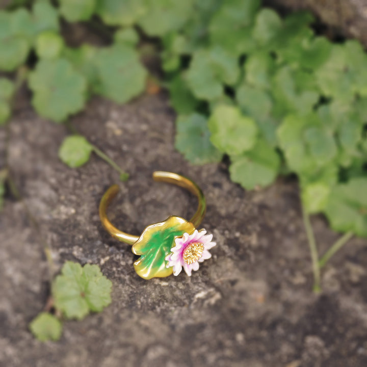 Lotus Gold Ring