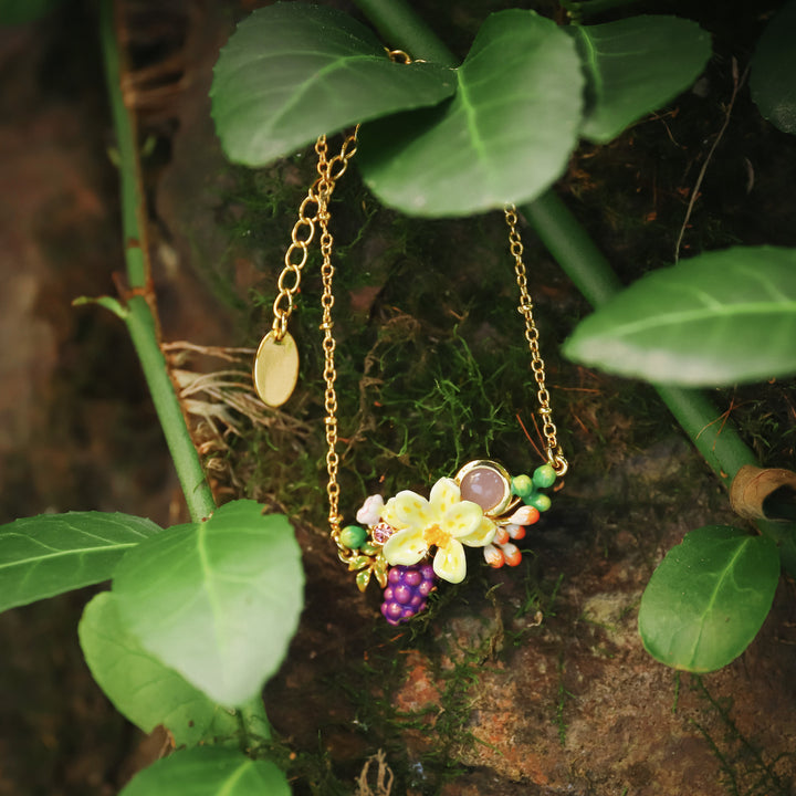 Sweet Grape Flower Nature Bracelet
