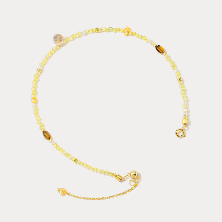 Cheville à perle au citron
