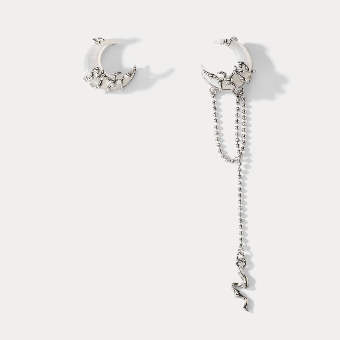 Selenichast Frost Moon Earrings