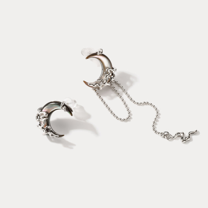 Lunar Tide Dangling Earrings
