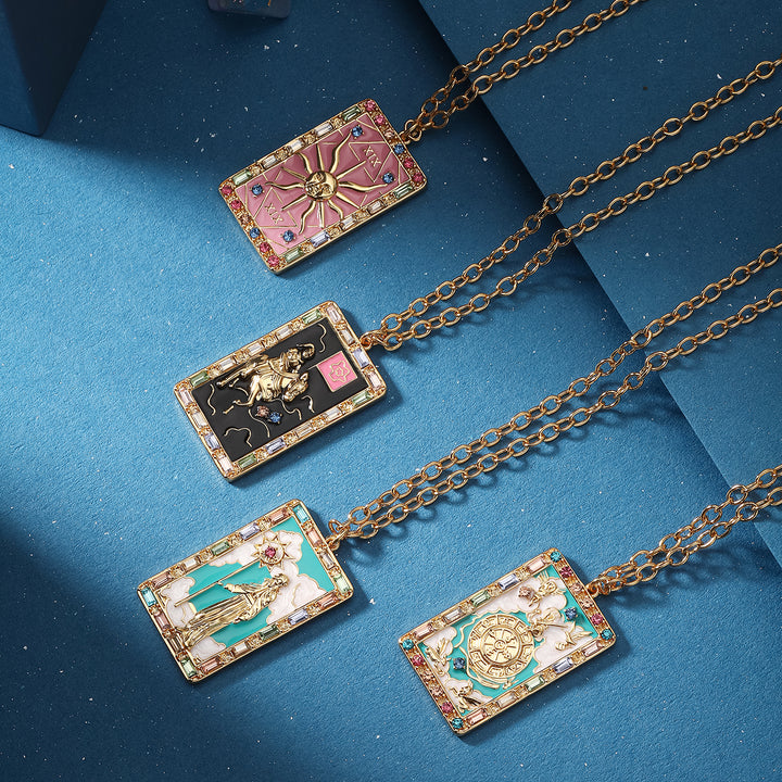 Tarot Card Pendant Necklace