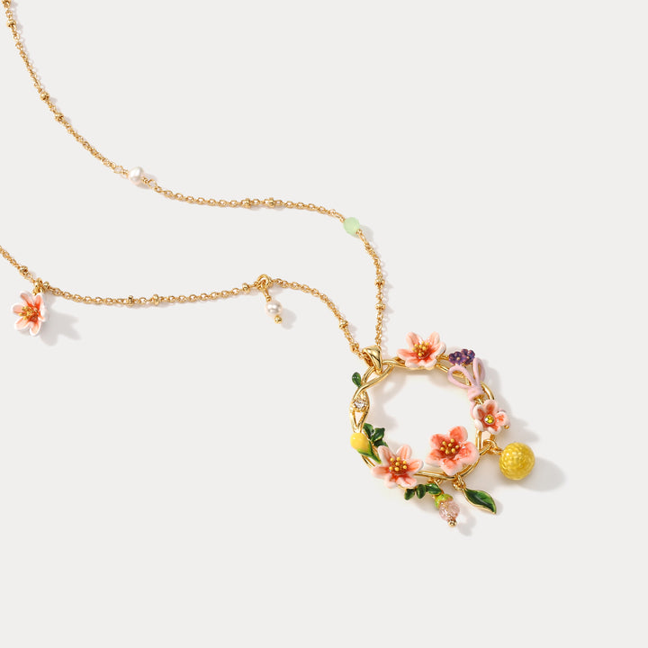 Orange Garland Necklaces Pendants
